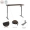 Bestar Bestar Upstand 30” x 60” Standing Desk in antigua 175869-000052 - alternate 7